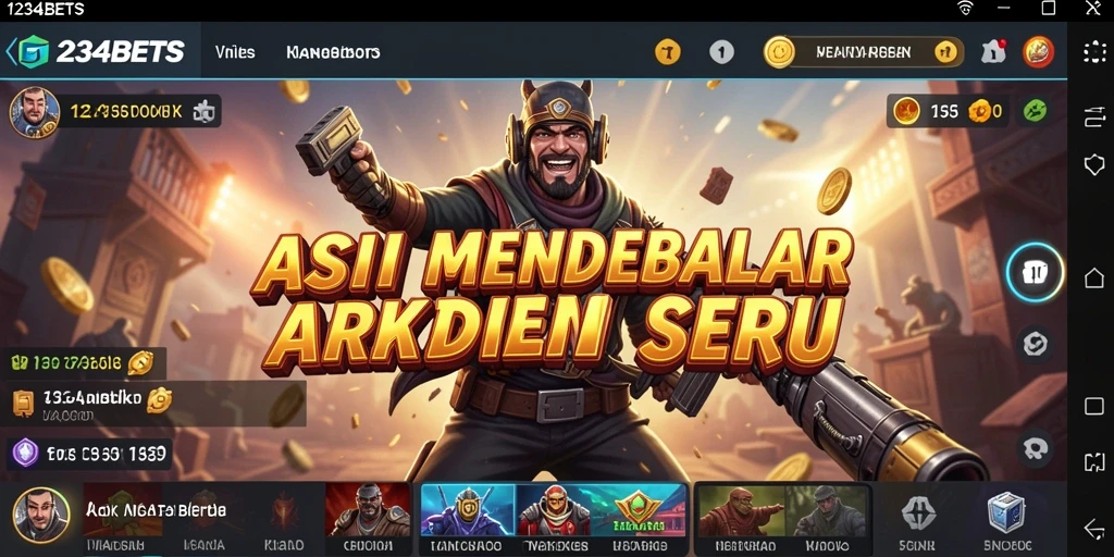 Tampilan gameplay 1234BETS yang penuh aksi dan strategi.