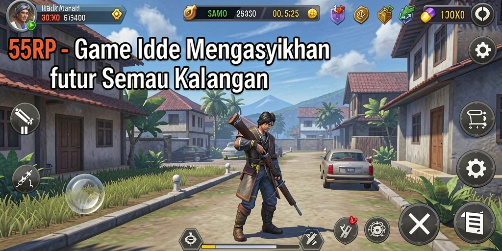 Tampilan gameplay 55RP yang menawan dan menarik.
