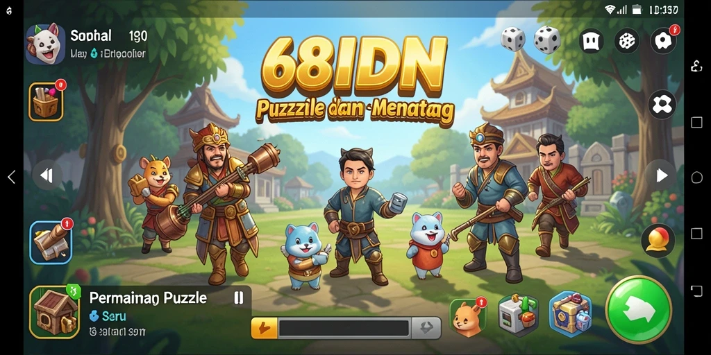 Screenshot gameplay 68IDN yang menarik dan menantang.