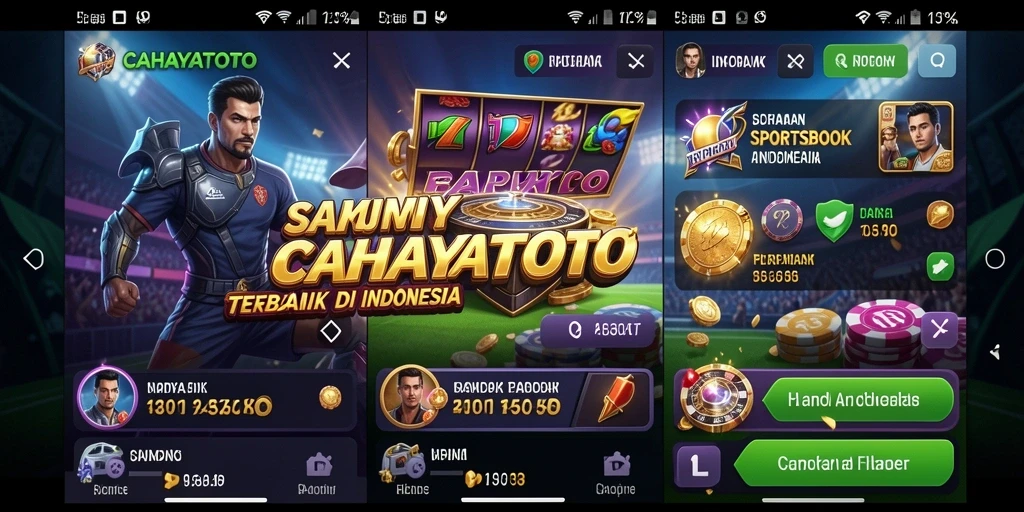 Tampilan gameplay CAHAYATOTO dengan berbagai opsi taruhan.