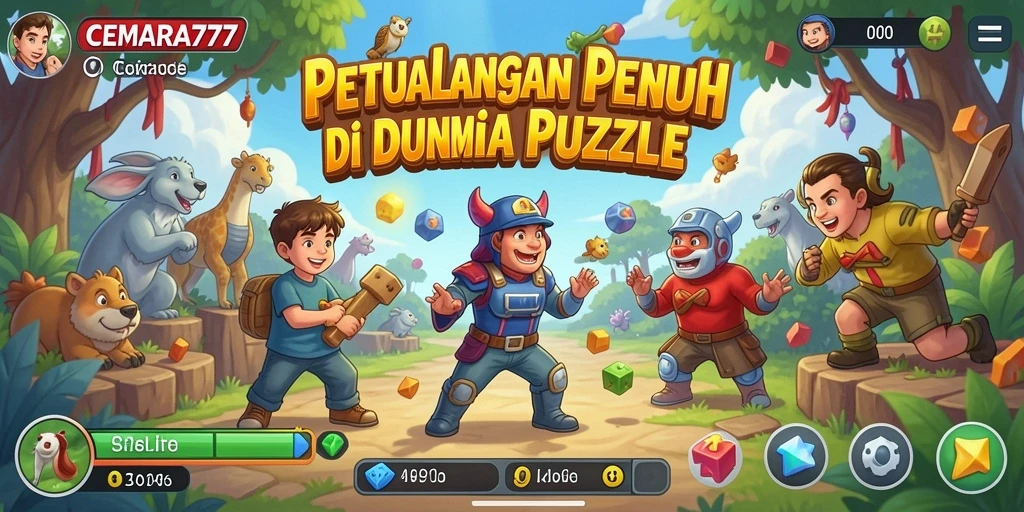 Tampilan gameplay CEMARA777 yang menegangkan dan penuh tantangan.