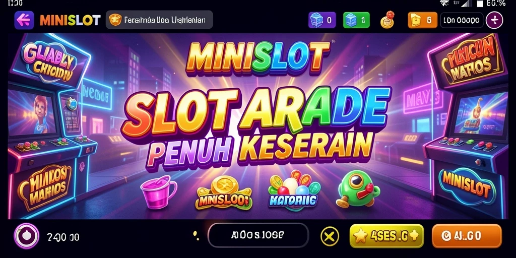 Tampilan gameplay seru dari MINISLOT dengan berbagai tema menarik.