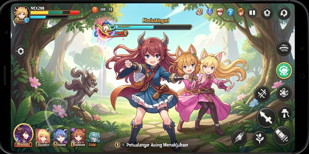 Tampilan gameplay NEX288 yang seru dan penuh aksi.