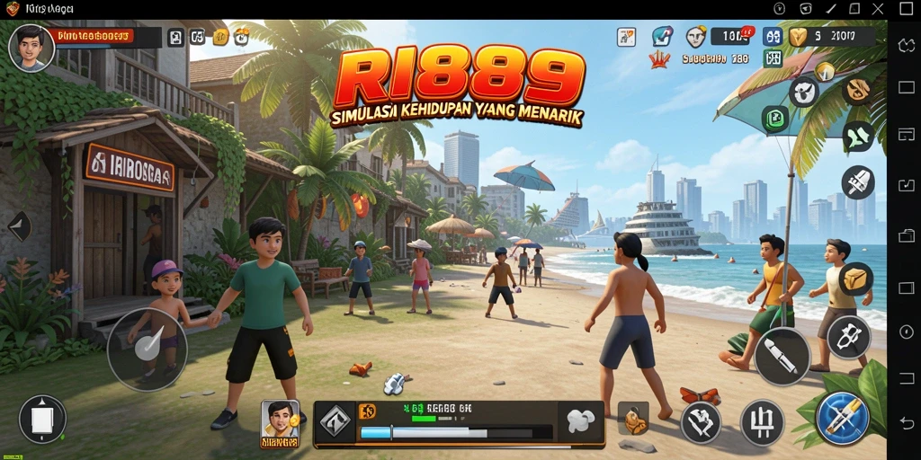 Tampilan gameplay RI889 yang menarik dan penuh interaksi.