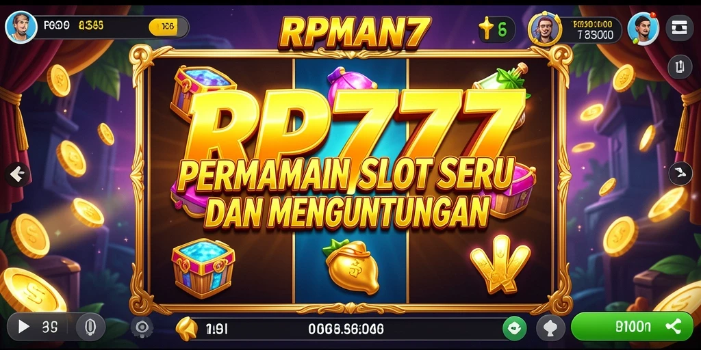 Tampilan menarik dari gameplay Slot RP777 yang memukau.