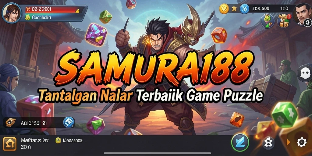 Gambaran gameplay puzzle menarik dari SAMURAI88.