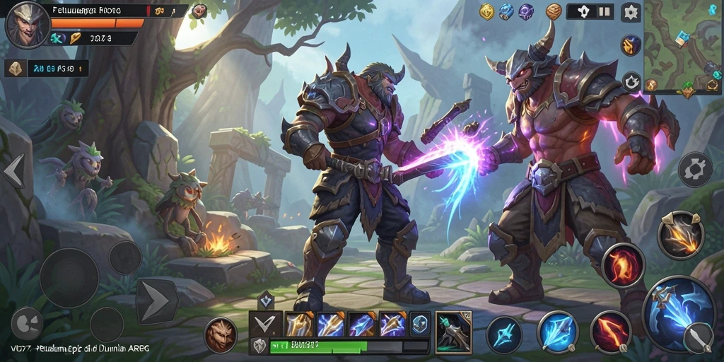 Tangkapan layar utama <strong>VIO77</strong> menunjukkan aksi pertarungan yang menegangkan dalam gameplay ARPG.